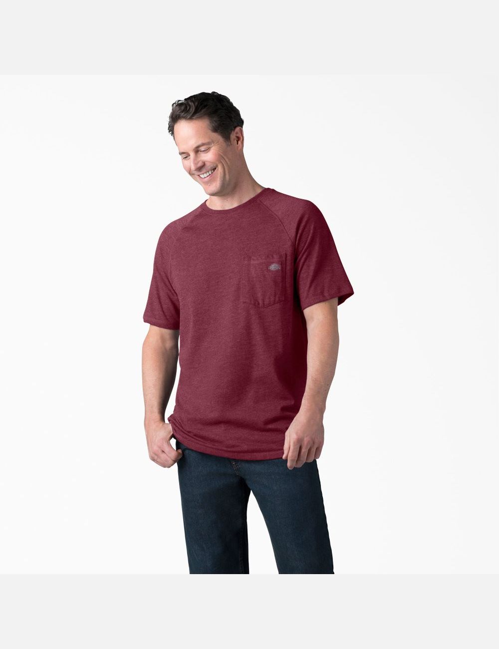 Hauts Dickies Cooling Corta Sleeve Bordeaux | 801CSVZHL