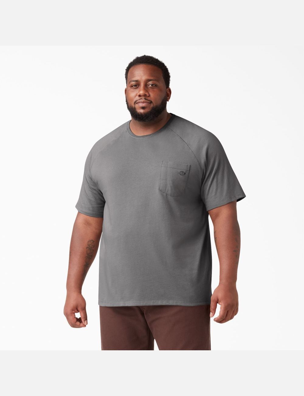 Hauts Dickies Cooling Corta Sleeve Grise | 824QEKUPY