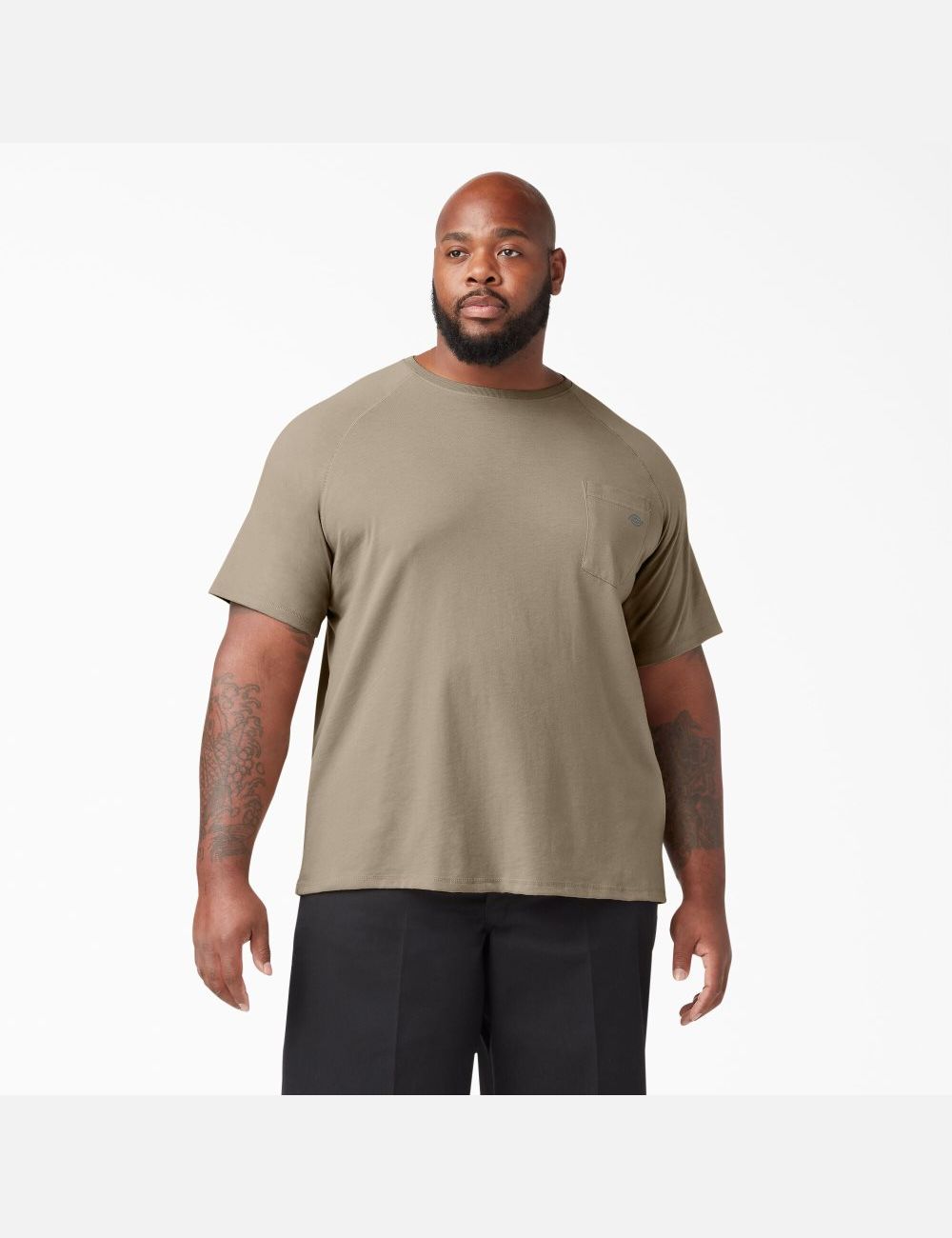 Hauts Dickies Cooling Corta Sleeve Marron | 671CSITYJ