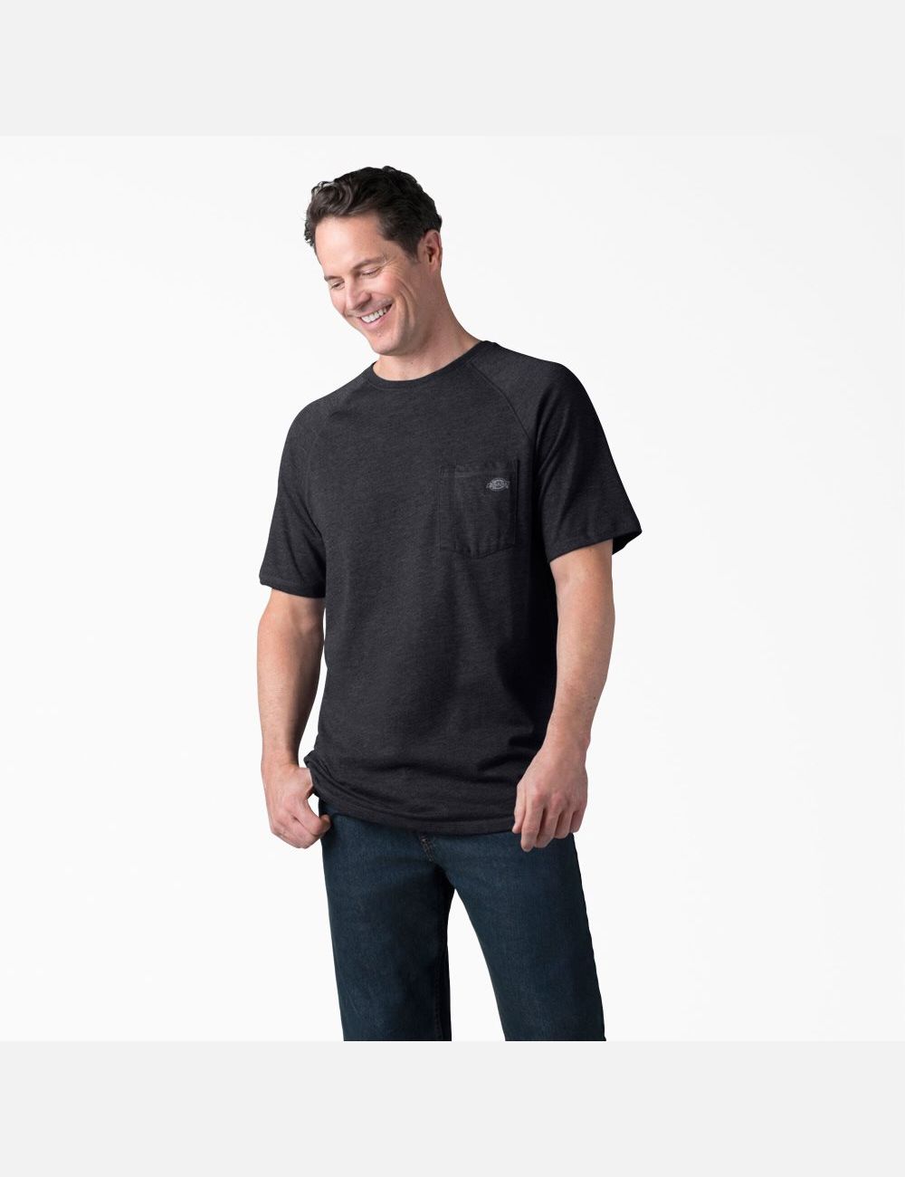 Hauts Dickies Cooling Corta Sleeve Noir | 654YNOGXD