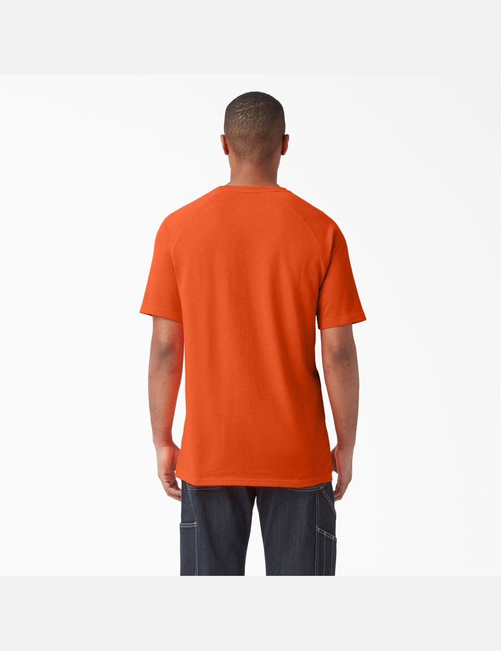 Hauts Dickies Cooling Corta Sleeve Orange Clair | 346QWRLMU