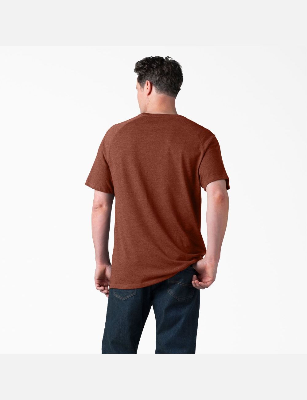 Hauts Dickies Cooling Corta Sleeve Rouge | 014TKHFOU