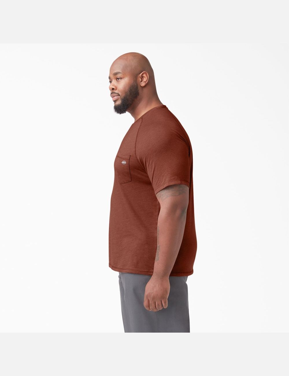 Hauts Dickies Cooling Corta Sleeve Rouge | 014TKHFOU