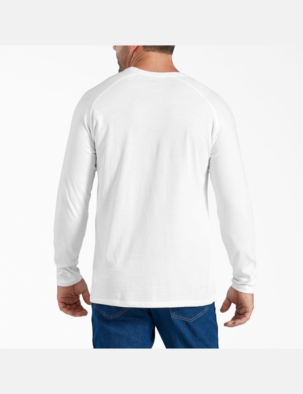 Hauts Dickies Cooling Long Sleeve Blanche | 024TEMZLJ