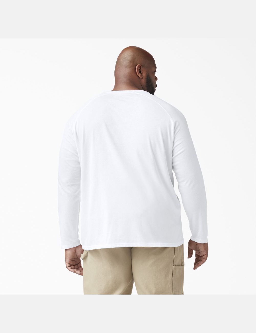 Hauts Dickies Cooling Long Sleeve Blanche | 024TEMZLJ