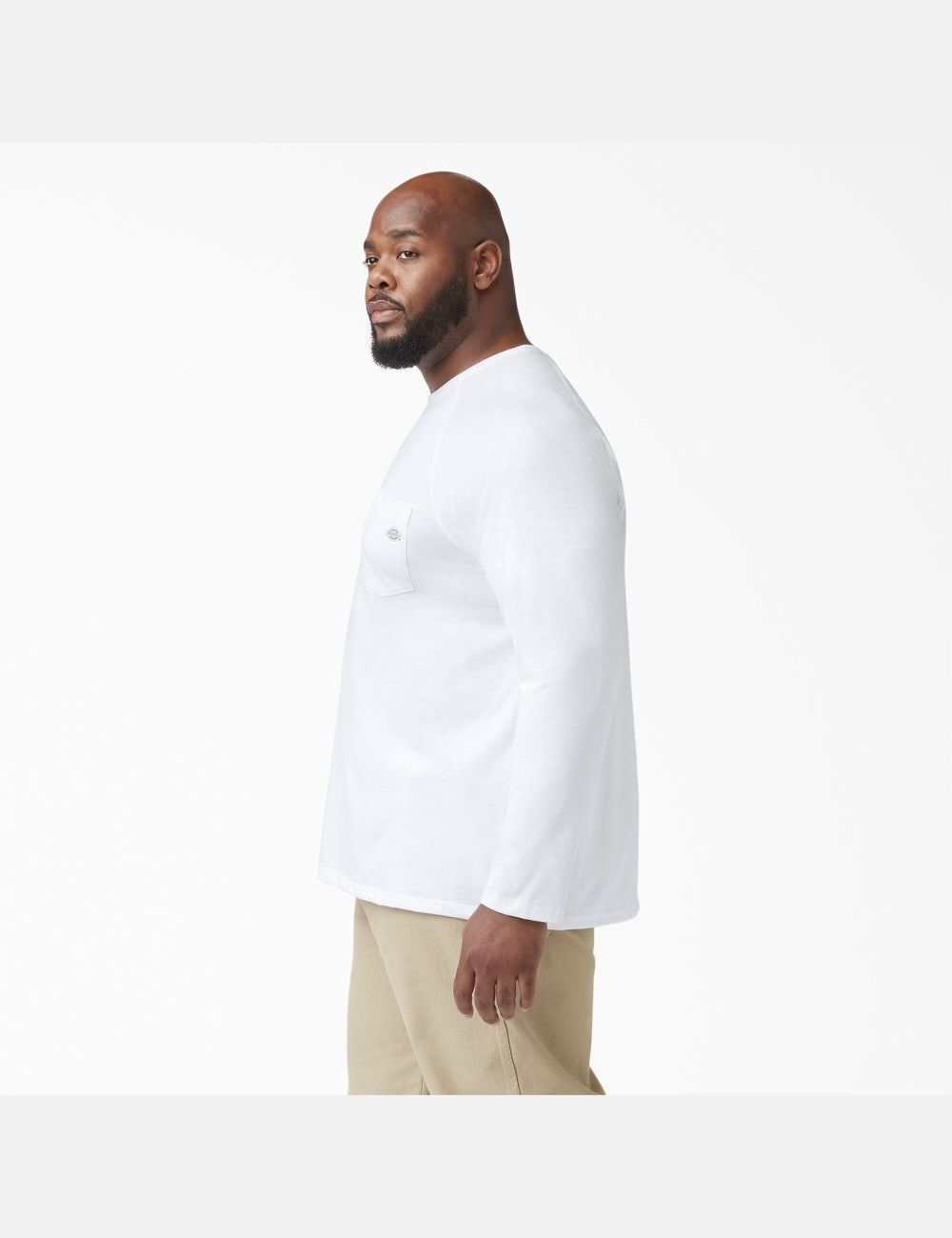 Hauts Dickies Cooling Long Sleeve Blanche | 024TEMZLJ