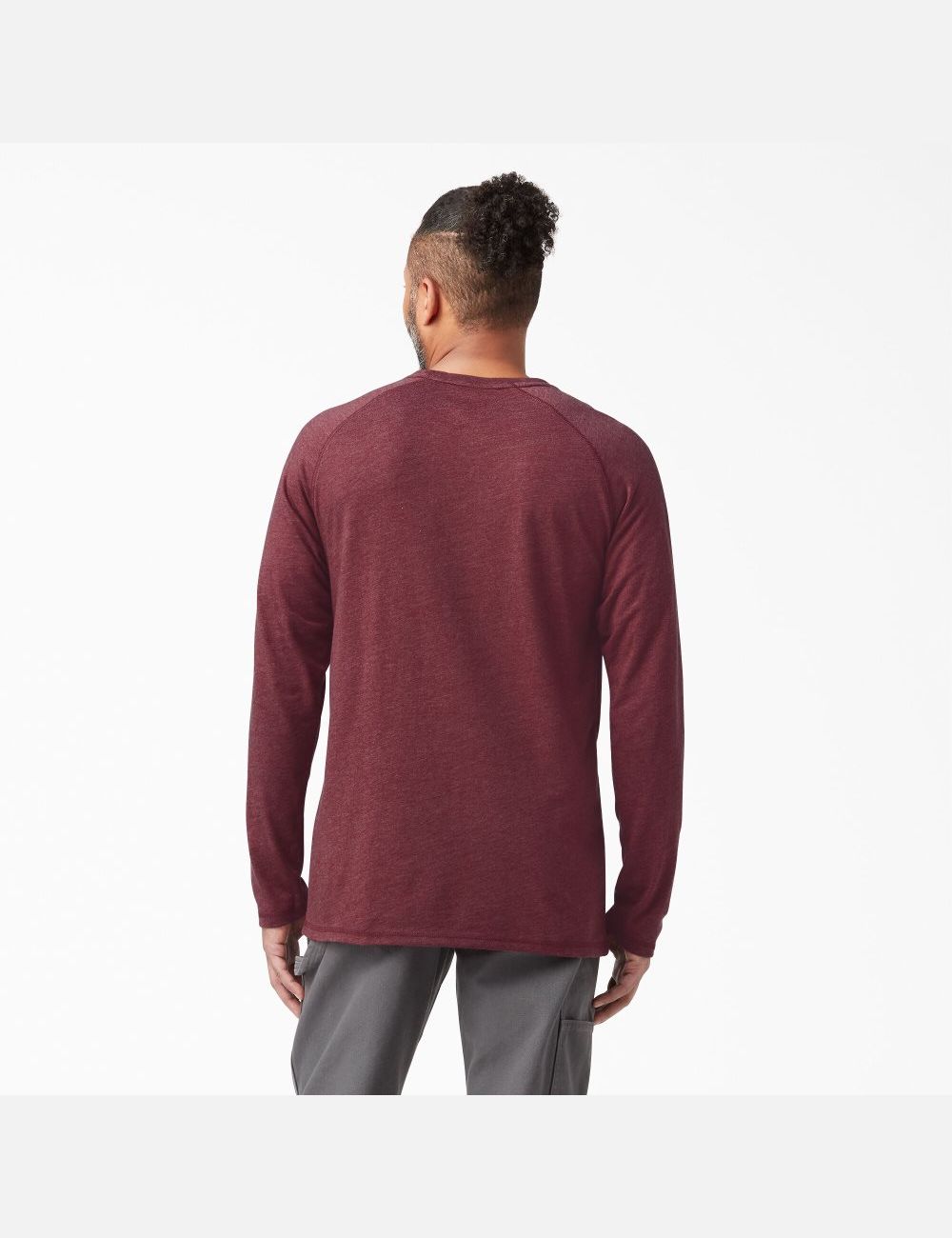 Hauts Dickies Cooling Long Sleeve Bordeaux | 190SZINWP