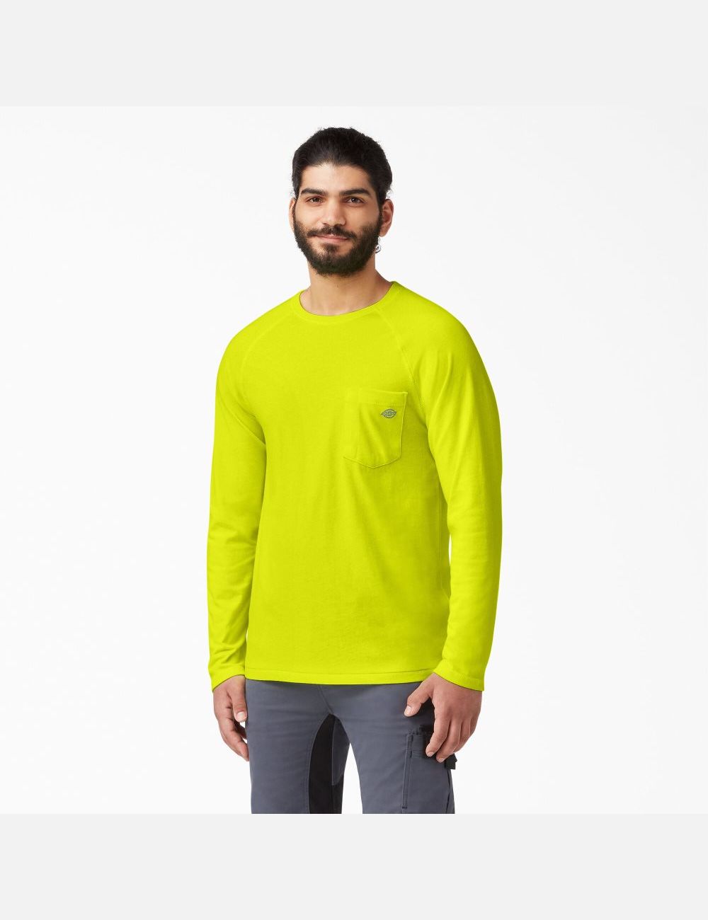 Hauts Dickies Cooling Long Sleeve Jaune Clair | 796LTRWZE