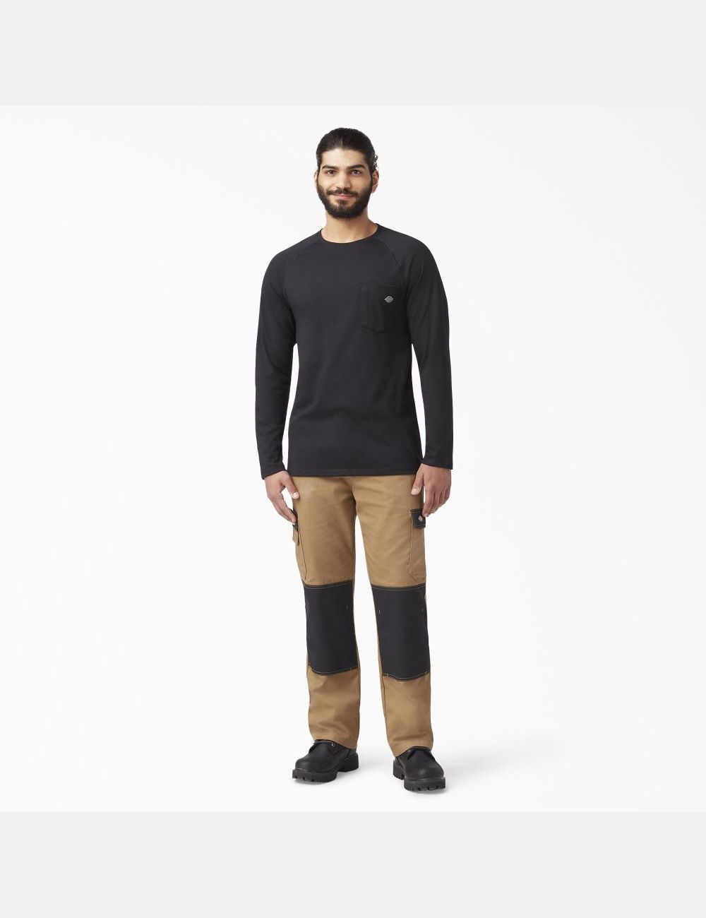 Hauts Dickies Cooling Long Sleeve Noir | 234IEAMJC