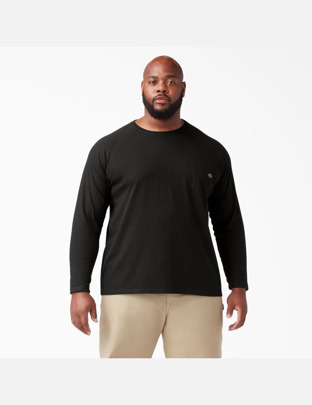 Hauts Dickies Cooling Long Sleeve Noir | 234IEAMJC