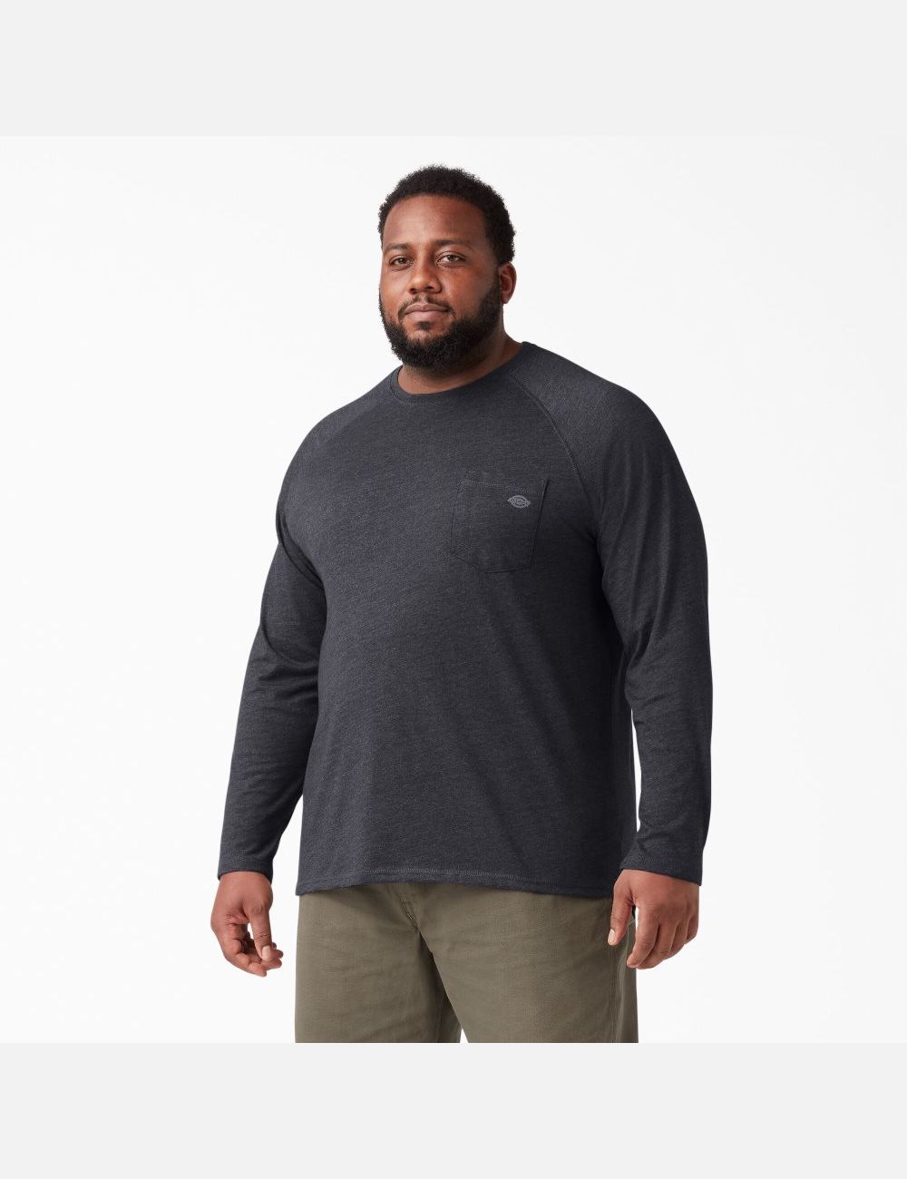 Hauts Dickies Cooling Long Sleeve Noir | 546AIJDLZ