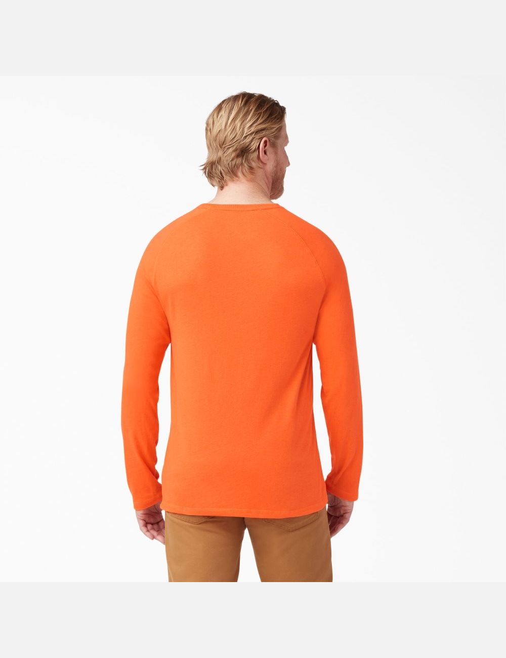 Hauts Dickies Cooling Long Sleeve Orange Clair | 573SYTWBH