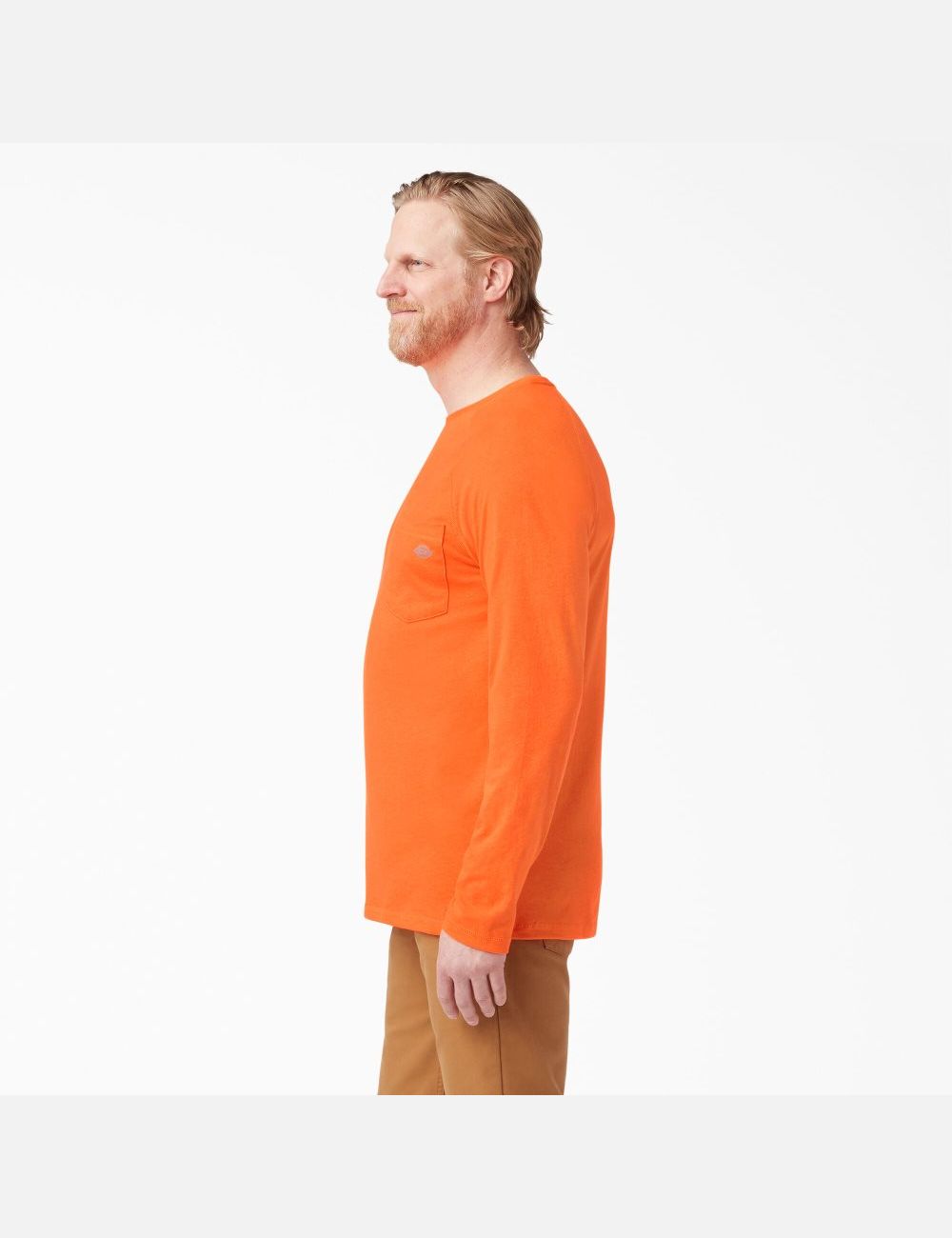 Hauts Dickies Cooling Long Sleeve Orange Clair | 573SYTWBH