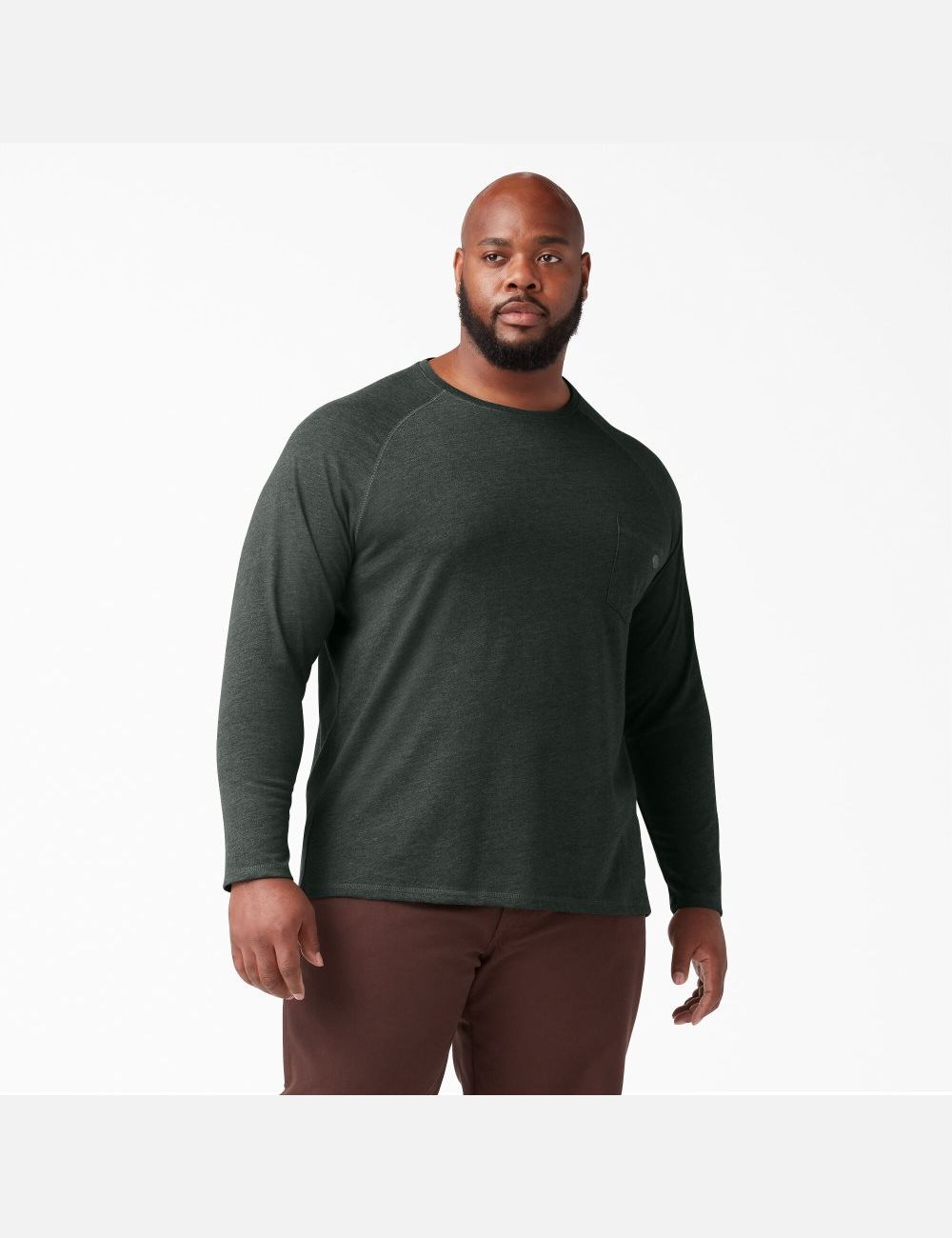 Hauts Dickies Cooling Long Sleeve Vert | 739XJNTMB