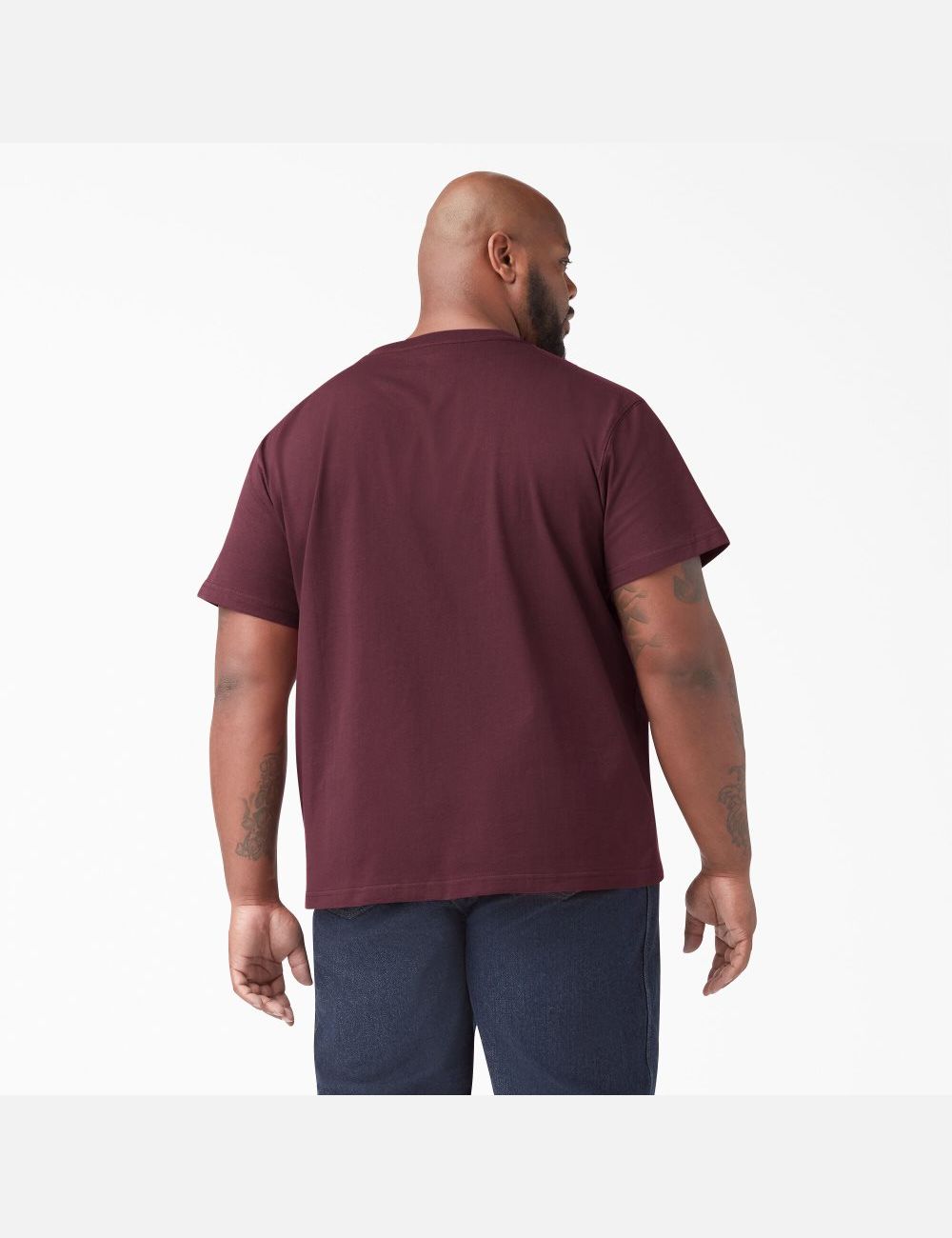 Hauts Dickies Corta Sleeve Heavyweight Bordeaux | 085TDCJPH