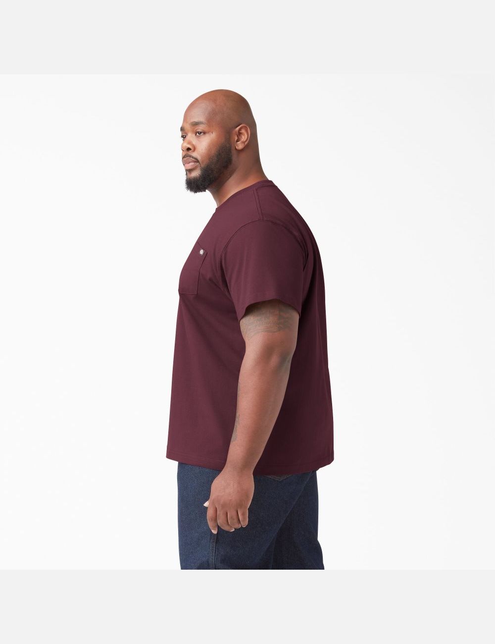 Hauts Dickies Corta Sleeve Heavyweight Bordeaux | 085TDCJPH