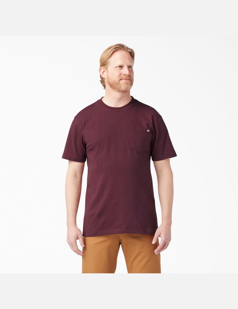 Hauts Dickies Corta Sleeve Heavyweight Bordeaux | 085TDCJPH