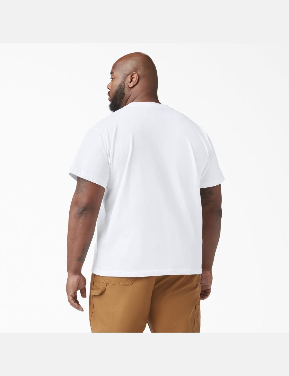 Hauts Dickies Corta Sleeve Heavyweight Blanche | 731GOHTDN