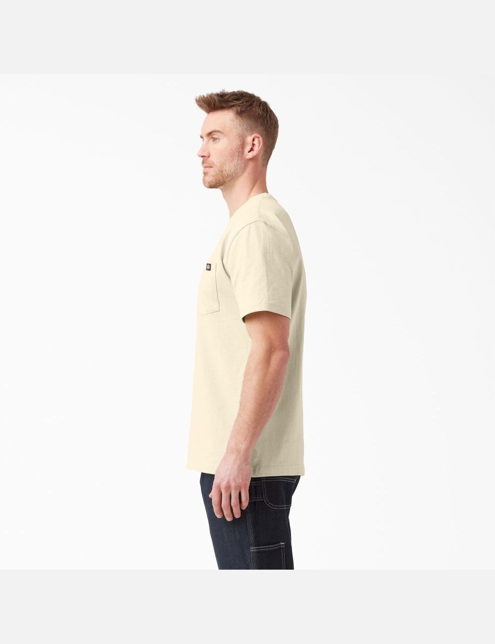 Hauts Dickies Corta Sleeve Heavyweight Beige | 801GDHZOF