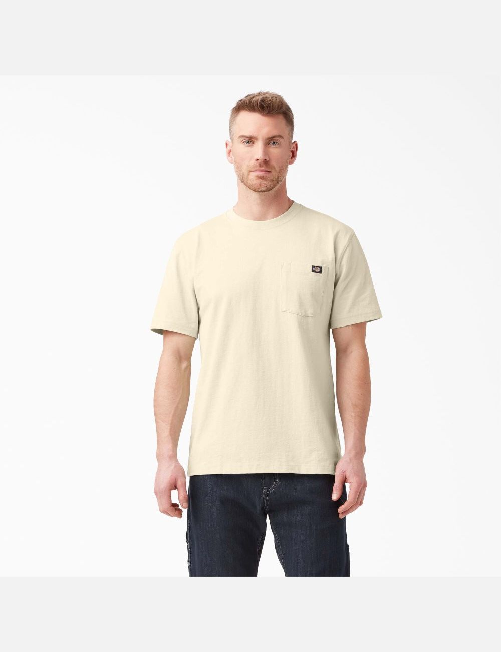 Hauts Dickies Corta Sleeve Heavyweight Beige | 801GDHZOF