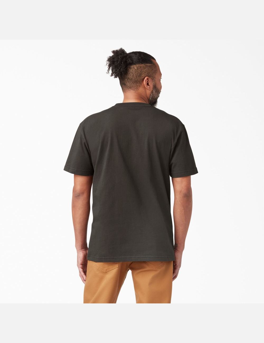 Hauts Dickies Corta Sleeve Heavyweight Chocolat Marron | 219SUGQVI