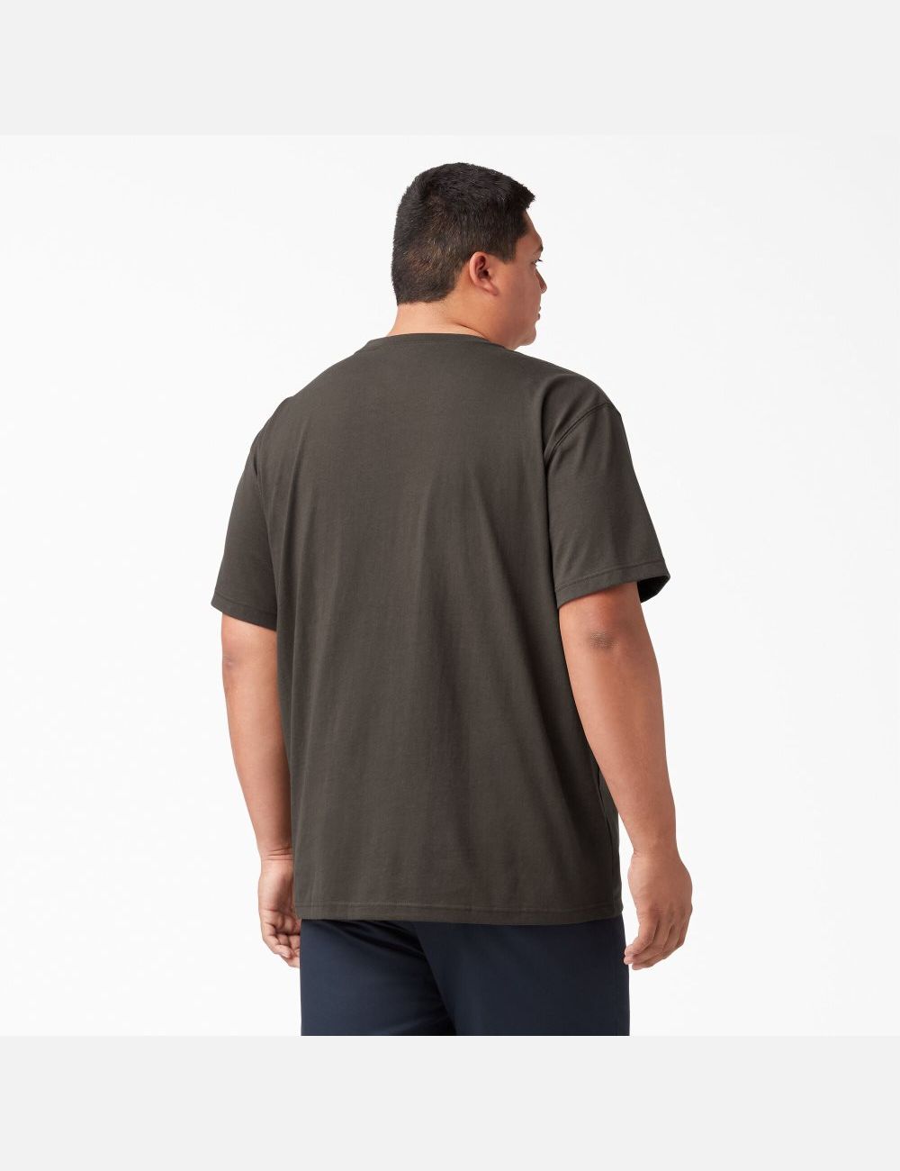 Hauts Dickies Corta Sleeve Heavyweight Chocolat Marron | 219SUGQVI