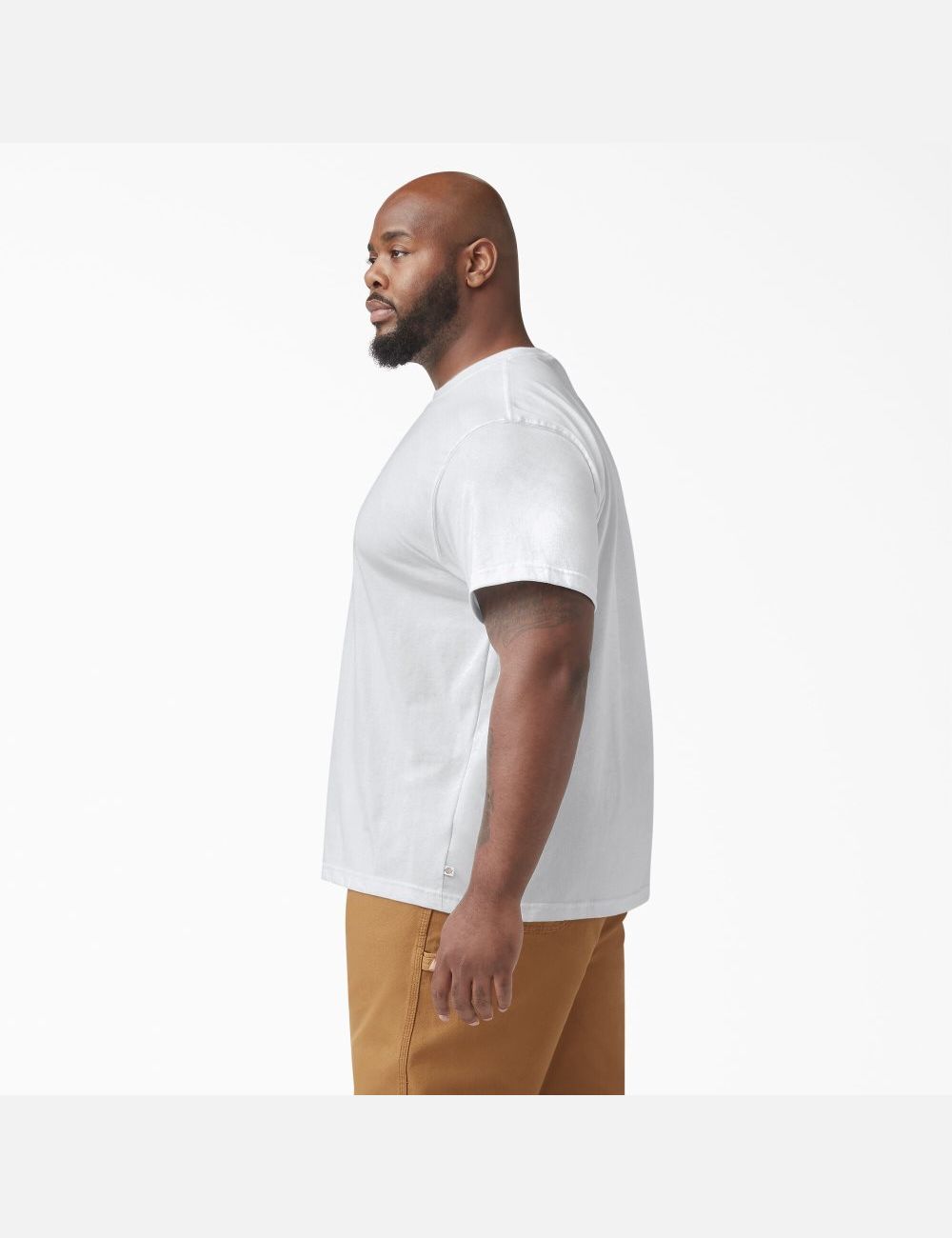 Hauts Dickies Corta Sleeve Heavyweight Crew Neck Blanche | 731XBIKST