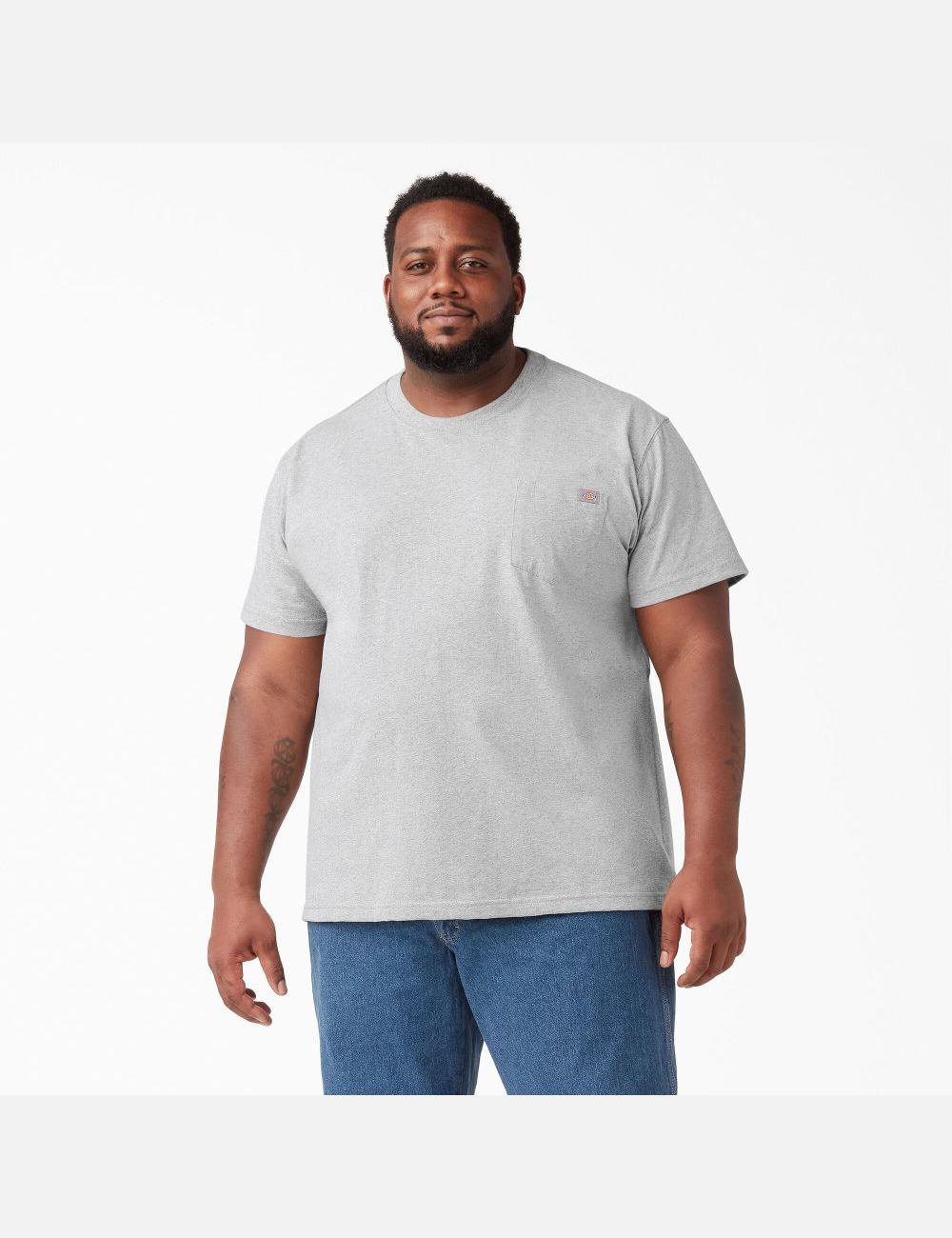 Hauts Dickies Corta Sleeve Heavyweight Grise | 016MVUIFD