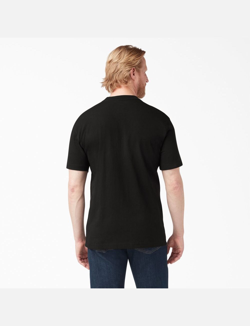 Hauts Dickies Corta Sleeve Heavyweight Henley Noir | 284HVCLUO