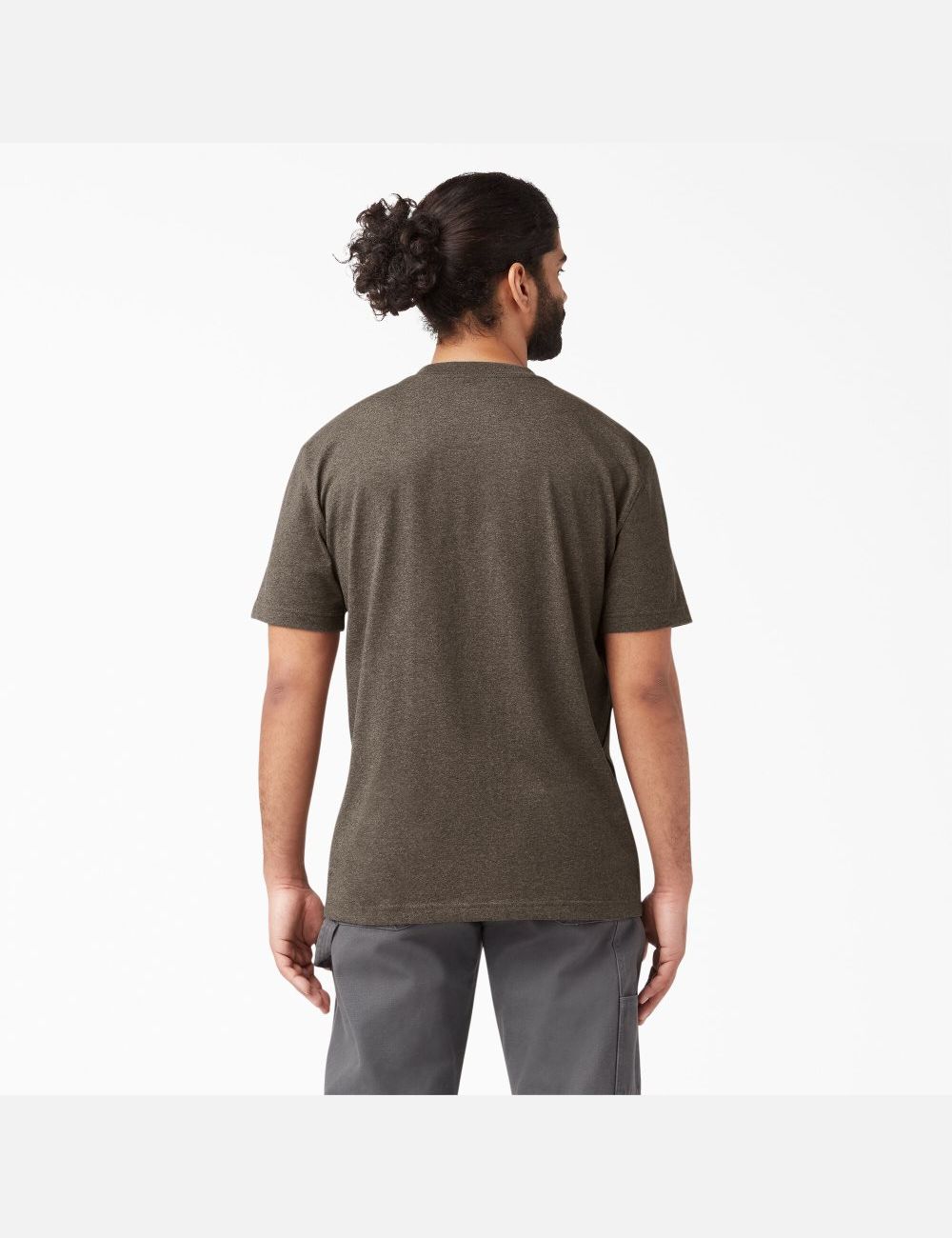 Hauts Dickies Corta Sleeve Heavyweight Heathered Chocolat | 306NYRDJU