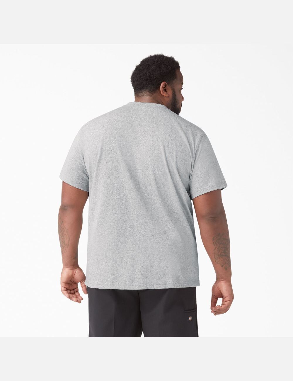 Hauts Dickies Corta Sleeve Heavyweight Henley Grise | 314HXPKVC