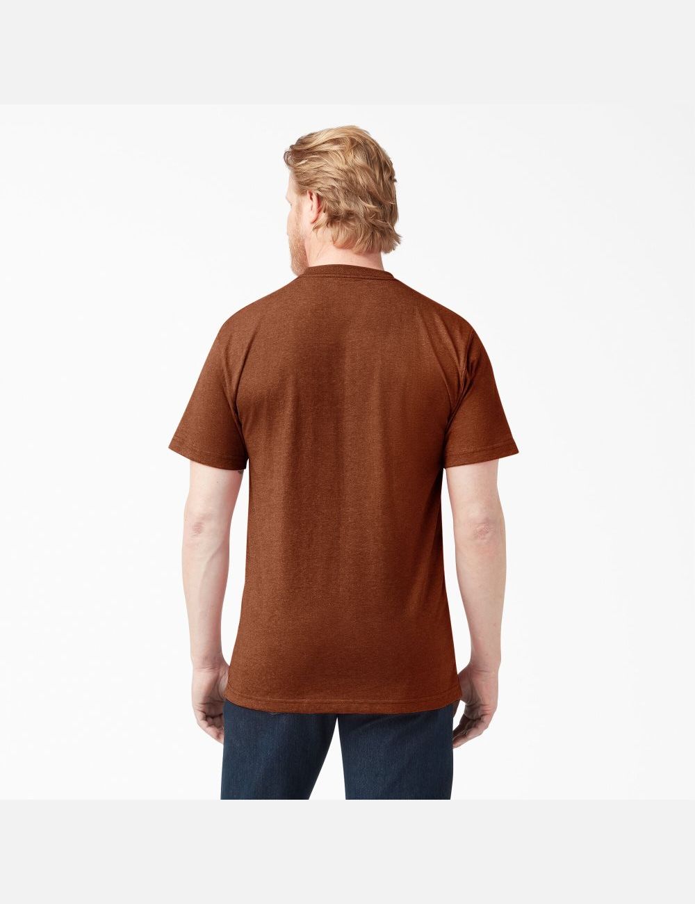 Hauts Dickies Corta Sleeve Heavyweight Heathered Rouge | 635KEZPBX