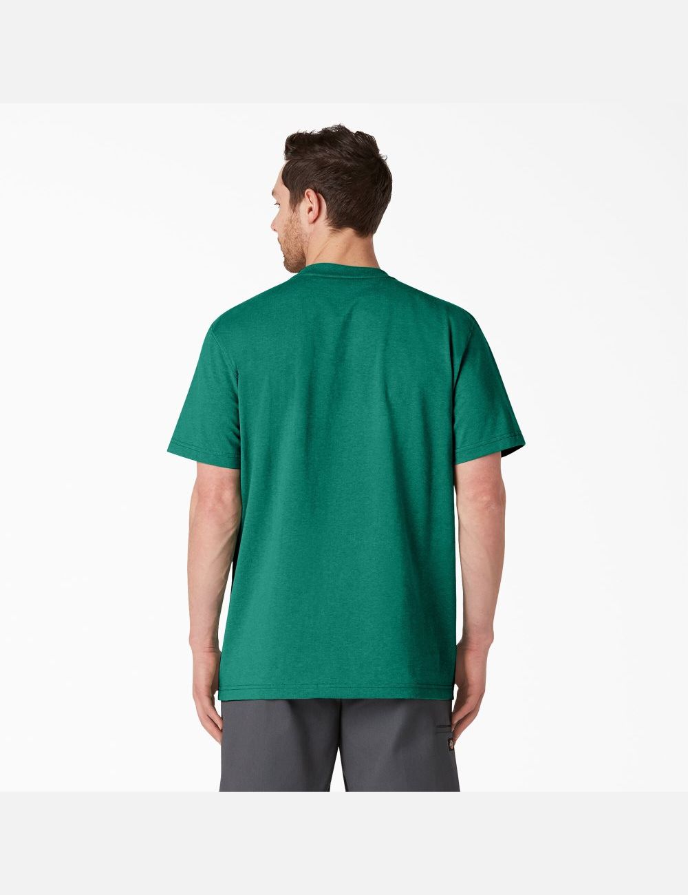 Hauts Dickies Corta Sleeve Heavyweight Heathered Vert | 716JTDOXW