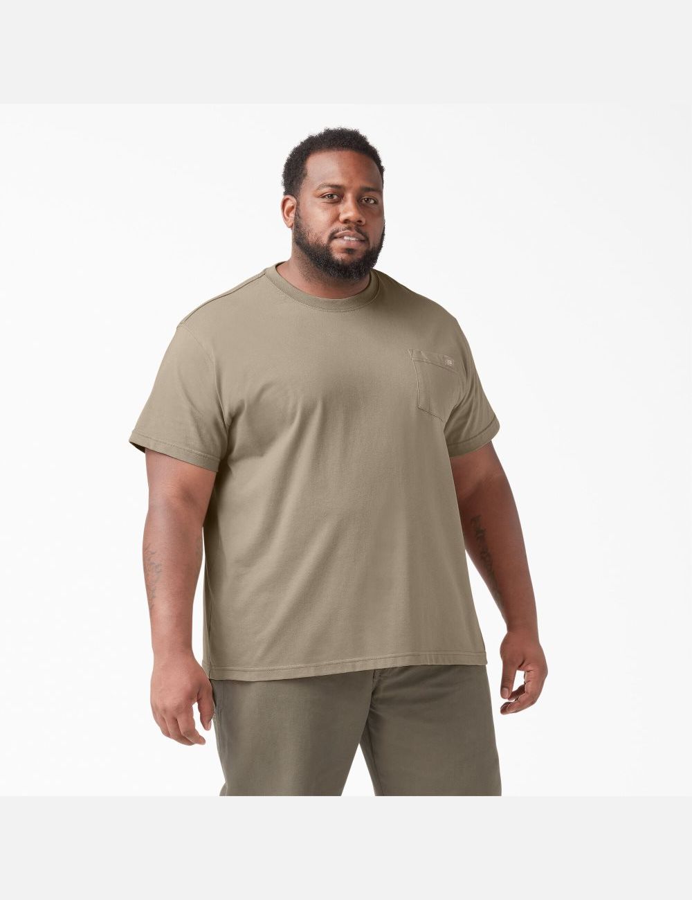 Hauts Dickies Corta Sleeve Heavyweight Marron | 629LOPIUQ