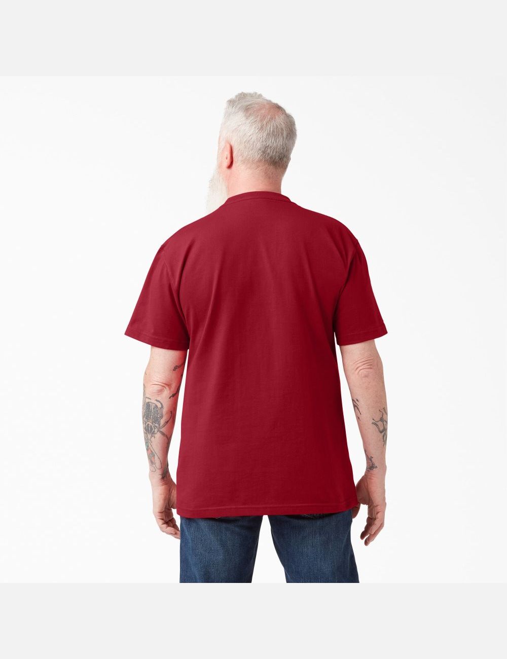 Hauts Dickies Corta Sleeve Heavyweight Rouge | 485RPSVNO