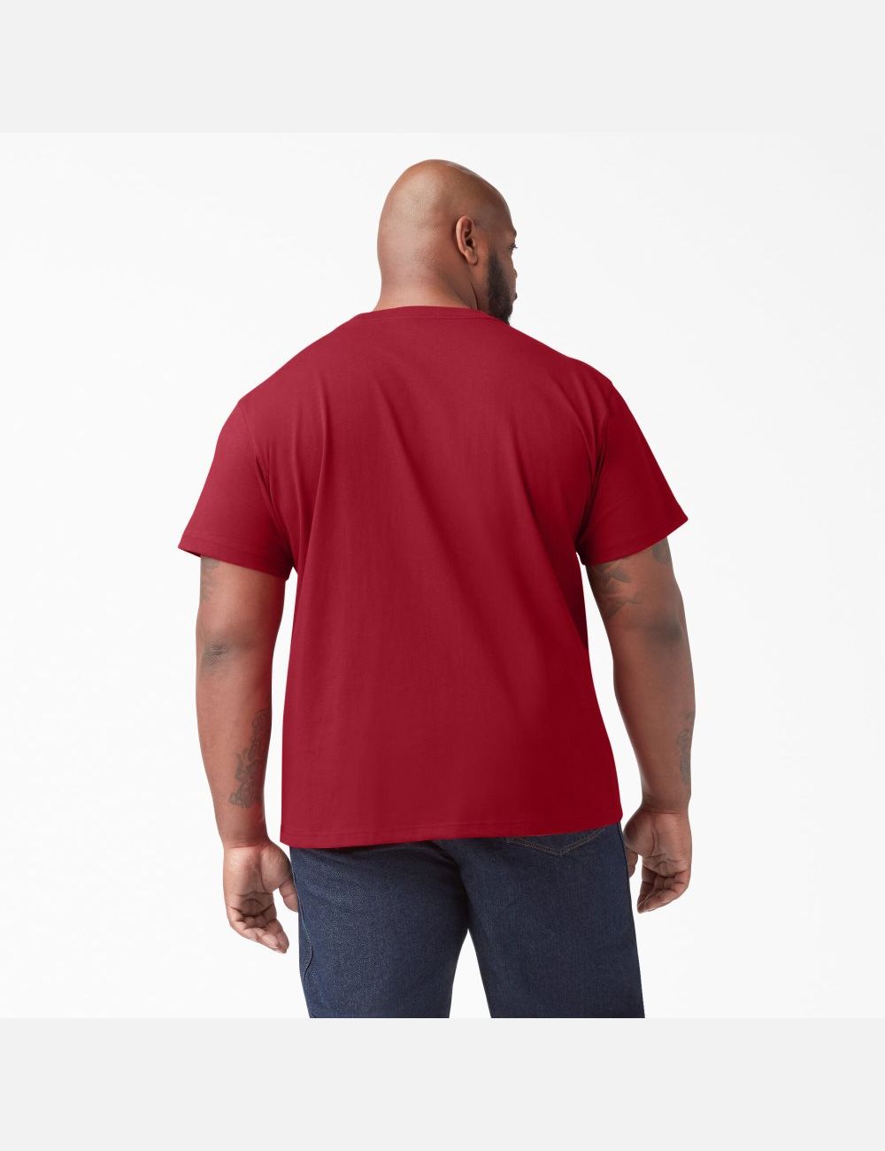 Hauts Dickies Corta Sleeve Heavyweight Rouge | 485RPSVNO