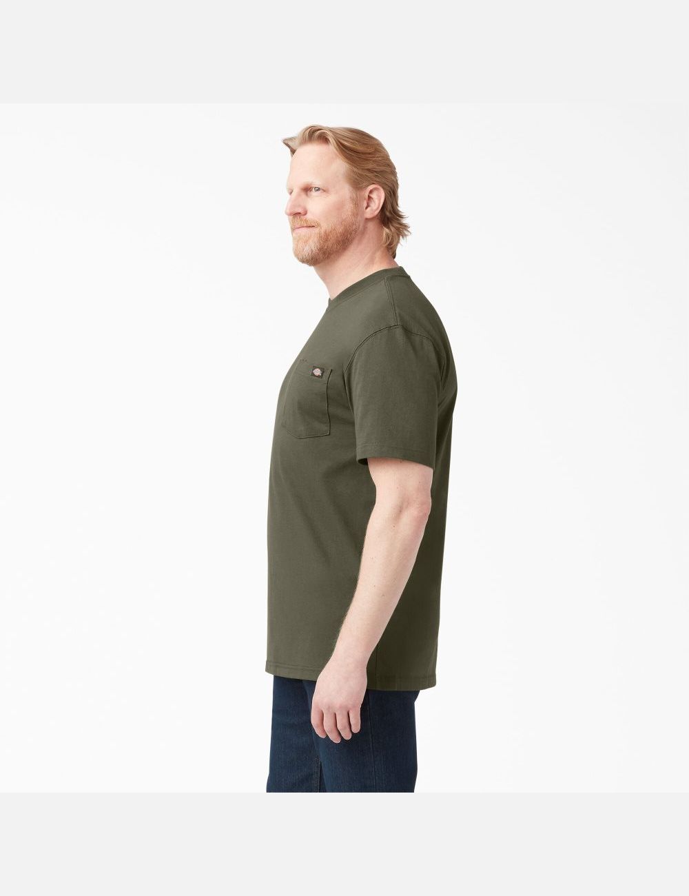 Hauts Dickies Corta Sleeve Heavyweight Vert | 053JGYZLD