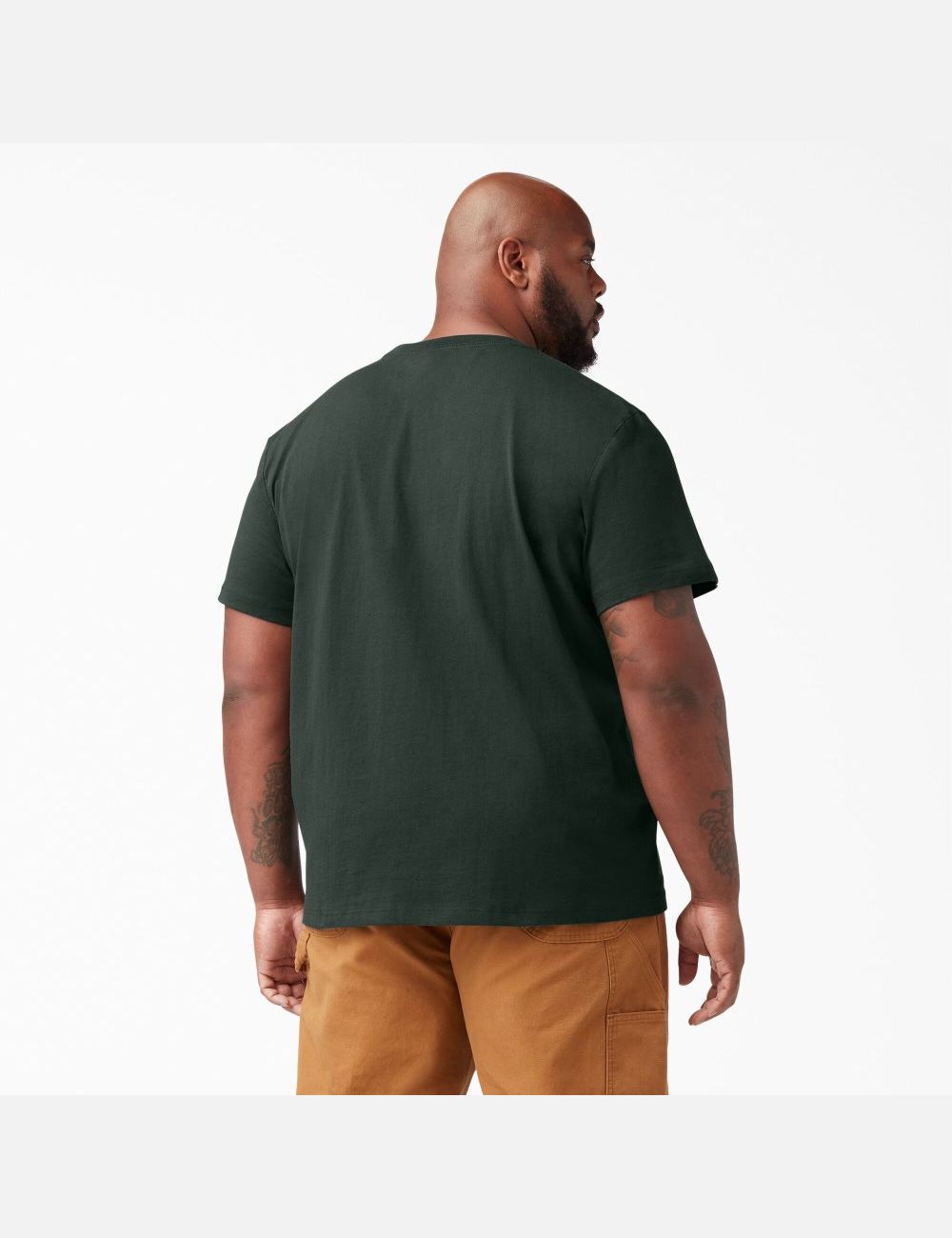 Hauts Dickies Corta Sleeve Heavyweight Vert | 142XIQVNS