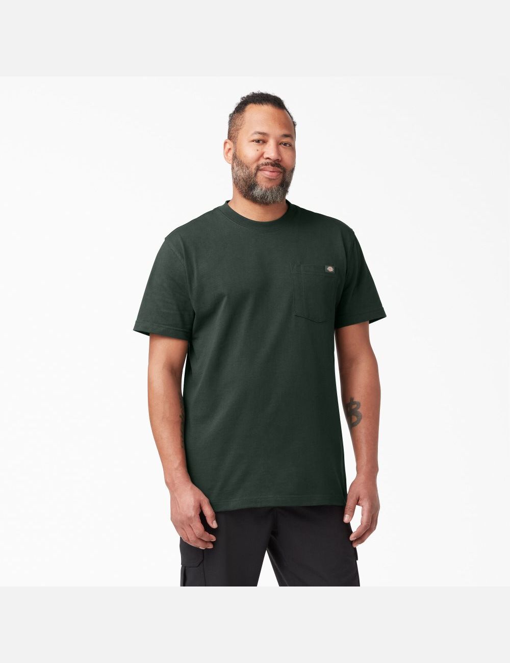 Hauts Dickies Corta Sleeve Heavyweight Vert | 142XIQVNS