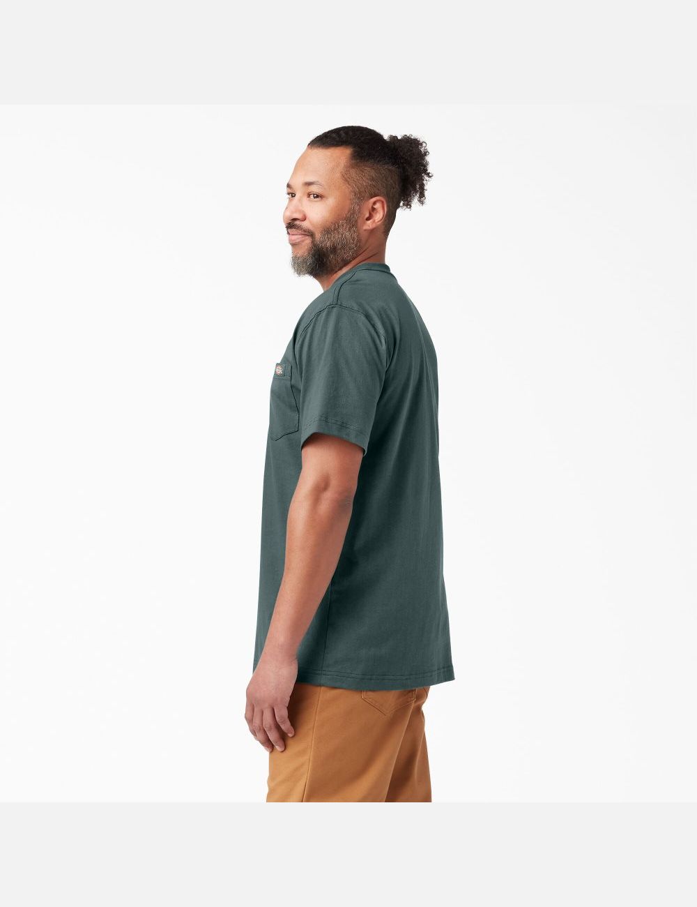 Hauts Dickies Corta Sleeve Heavyweight Vert | 825MDKPJL