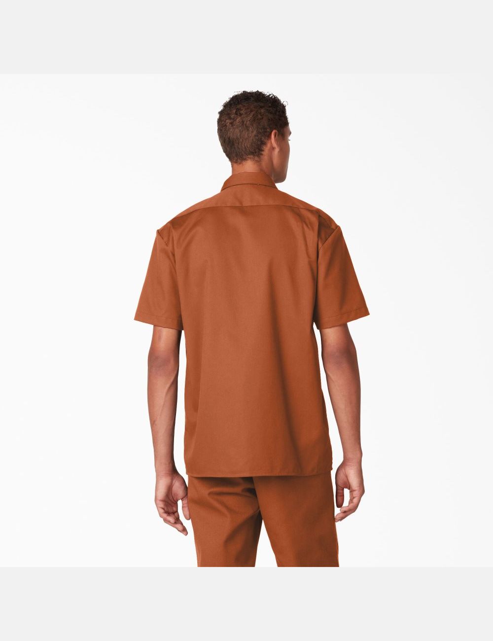 Hauts Dickies Corta Sleeve Marron | 426QIZCHU