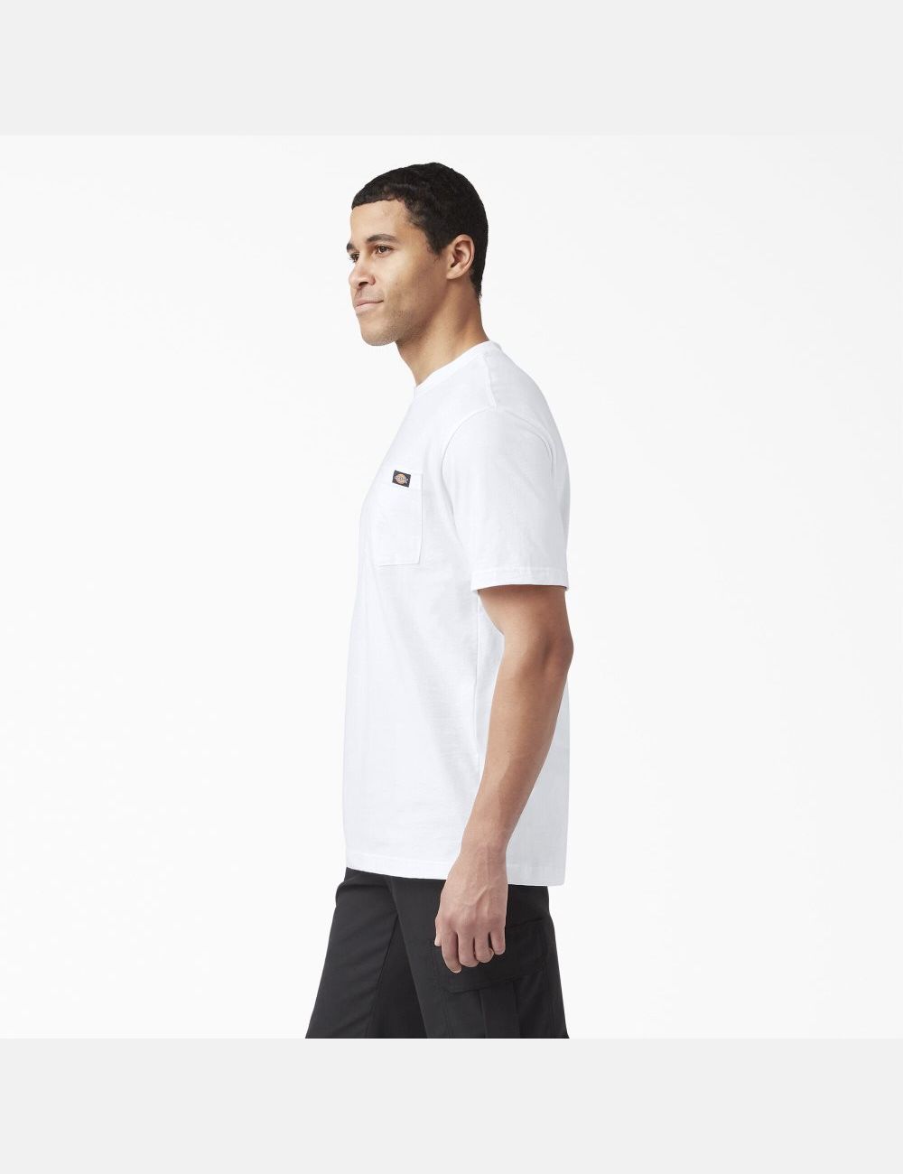 Hauts Dickies Corta Sleeve Pocket Blanche | 574AHKTZD