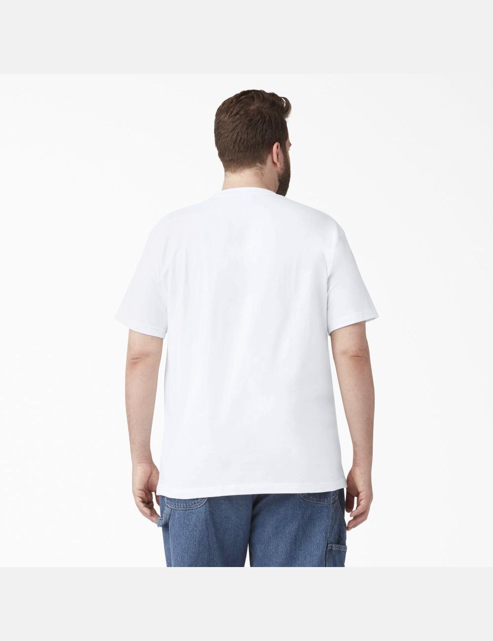 Hauts Dickies Corta Sleeve Pocket Blanche | 574AHKTZD