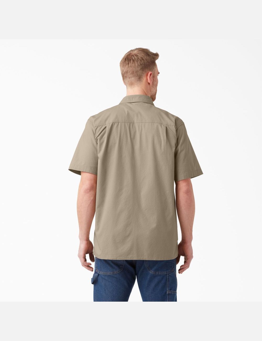 Hauts Dickies Corta Sleeve Ripstop Marron | 496ULXKOP