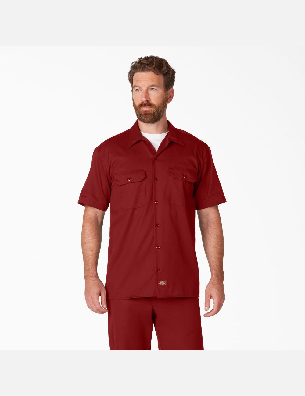 Hauts Dickies Corta Sleeve Rouge | 647EQUDJI