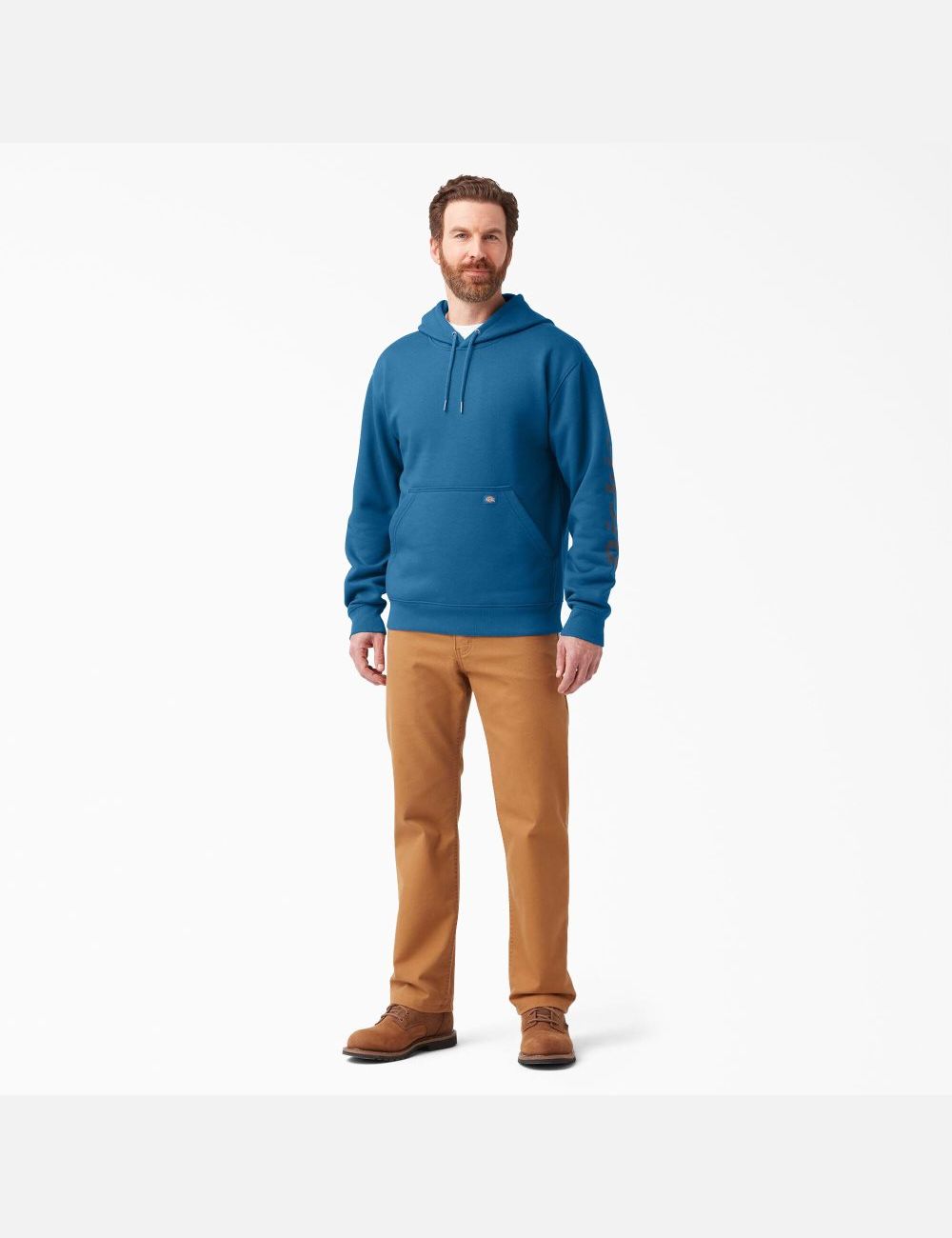 Hauts Dickies D'eau Repellent Logo Sleeve Bleu | 914WJCULN