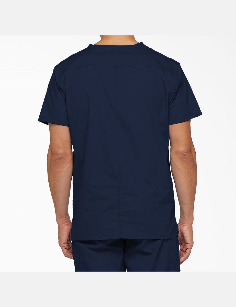 Hauts Dickies EDS Signature V-Neck Bleu Marine Bleu | 731ZBDCTQ