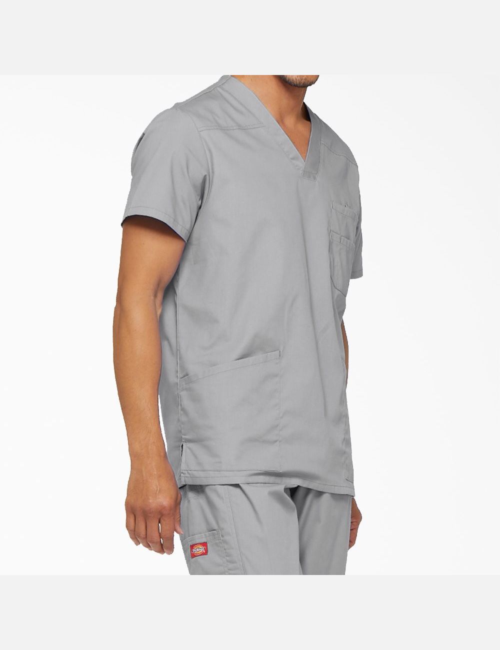 Hauts Dickies EDS Signature V-Neck Grise | 375IBZTGR