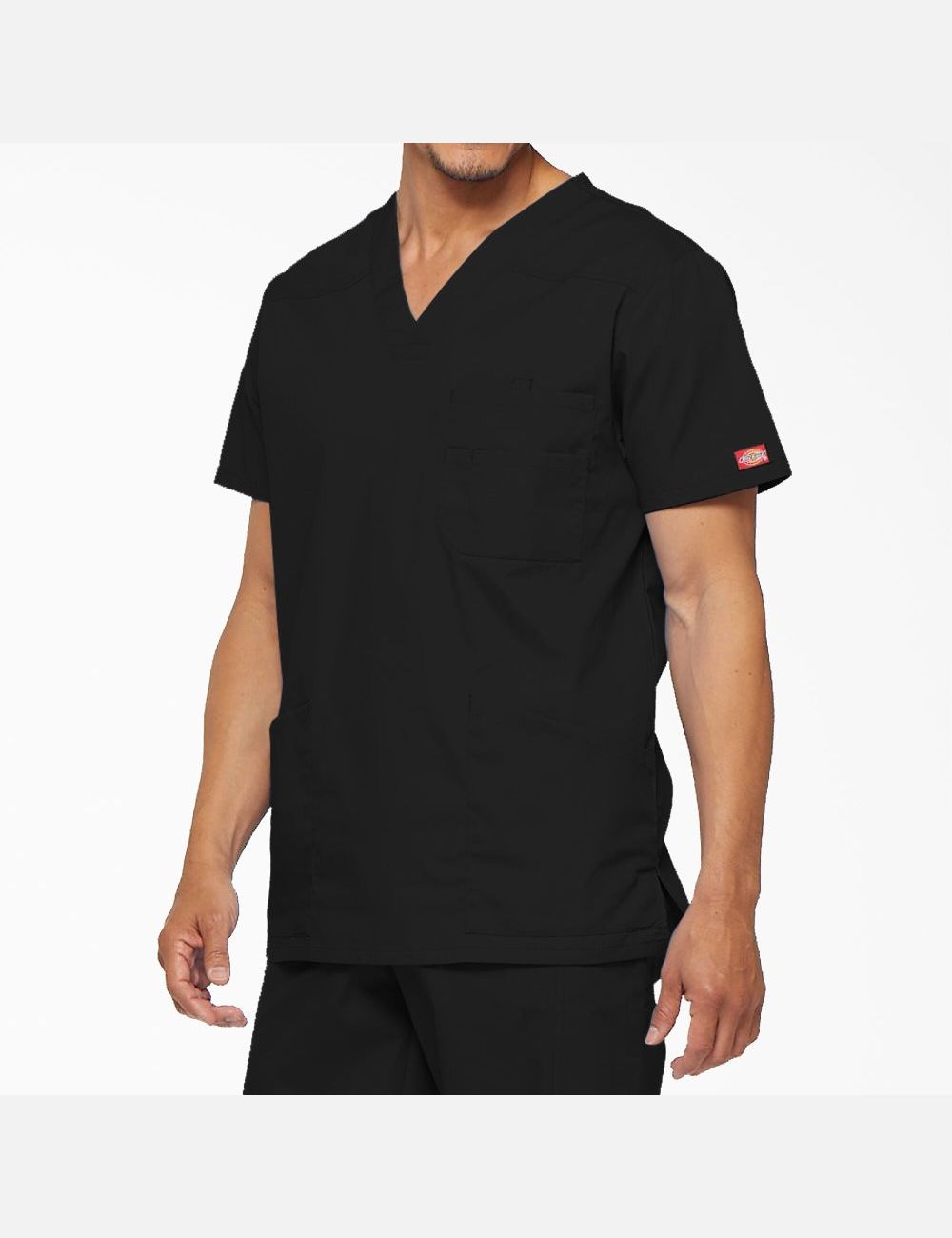 Hauts Dickies EDS Signature V-Neck Noir | 132VYUSHQ