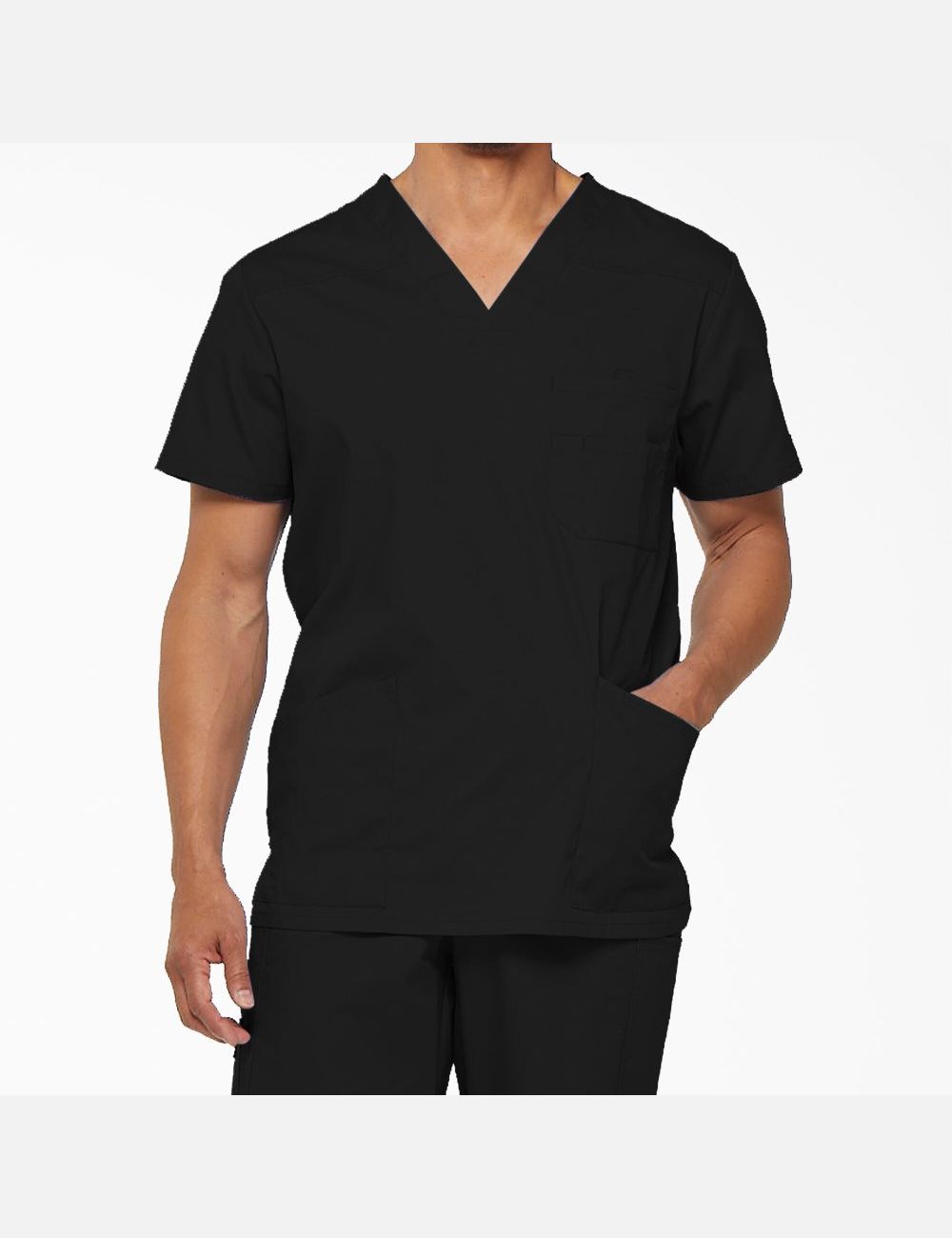 Hauts Dickies EDS Signature V-Neck Noir | 132VYUSHQ